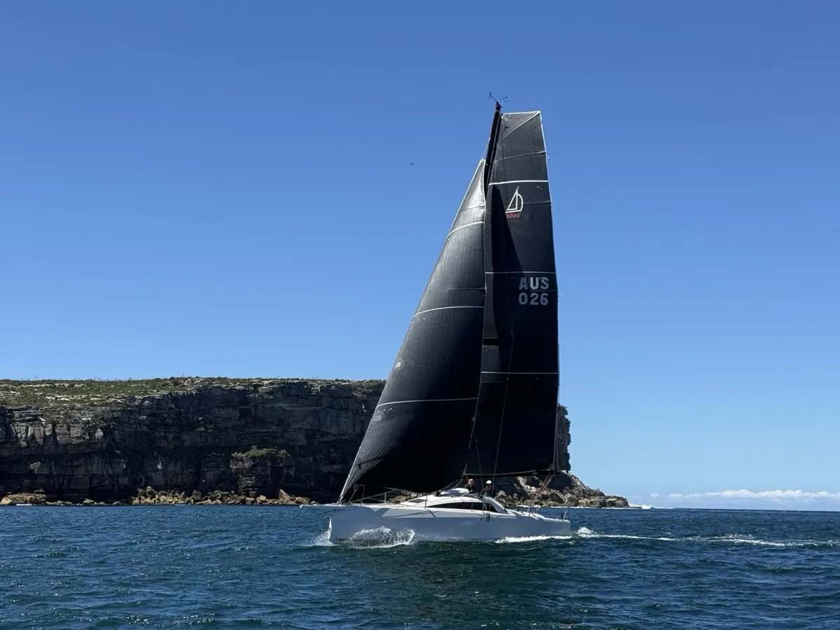 Sailing from the front